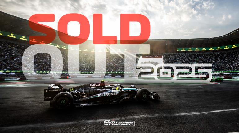 ¡Sold Out! GP de México anuncia boletos agotados para 2025