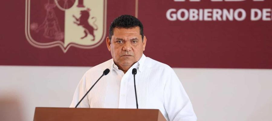 Asegura gobernador que devolverá la paz a Tabasco tras reconocimiento de Sheinbaum