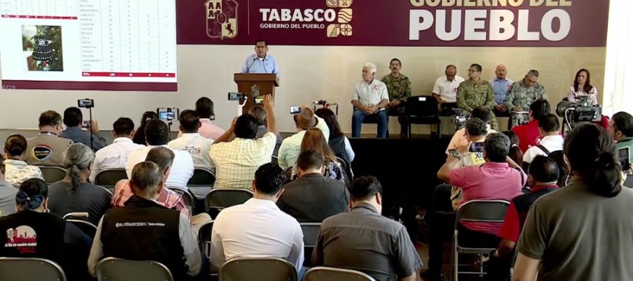 Casi 4 mil elementos mantienen el Operativo Blanca Navidad en Tabasco