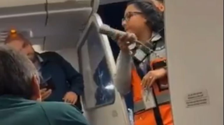 Circula video de vuelo cancelado a Culiacán por hechos violentos