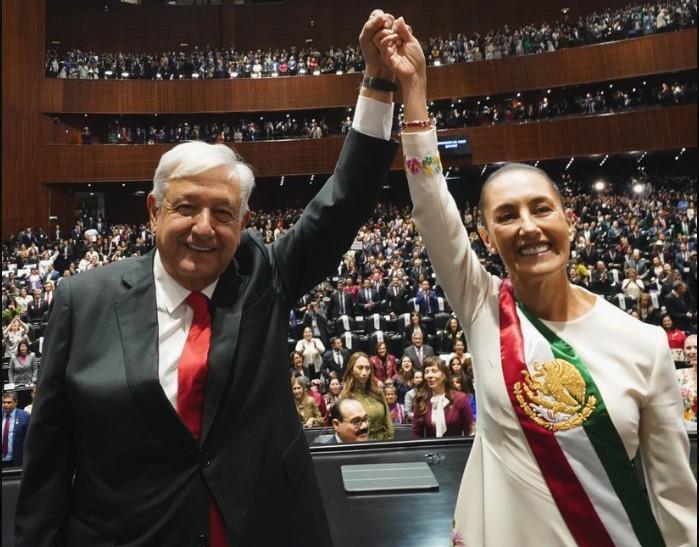 Con AMLO inició la 4T: Sheinbaum al recordar toma de protesta del tabasqueño