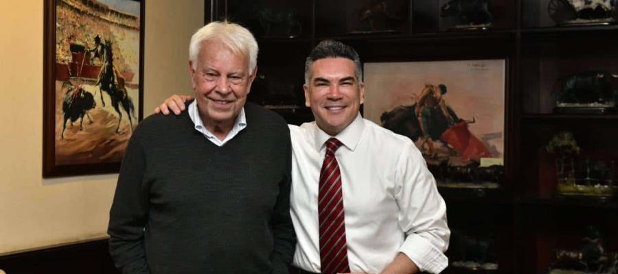 Alito se reúne con Felipe González expresidente de España