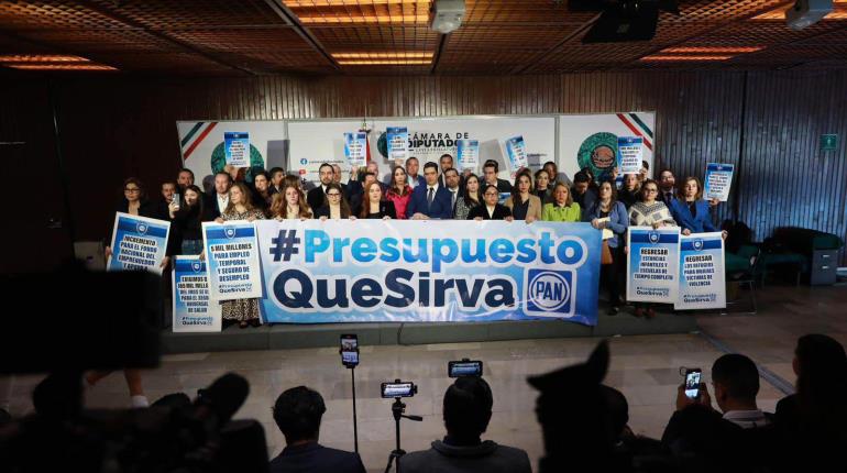 Presenta PAN "presupuesto alterno"