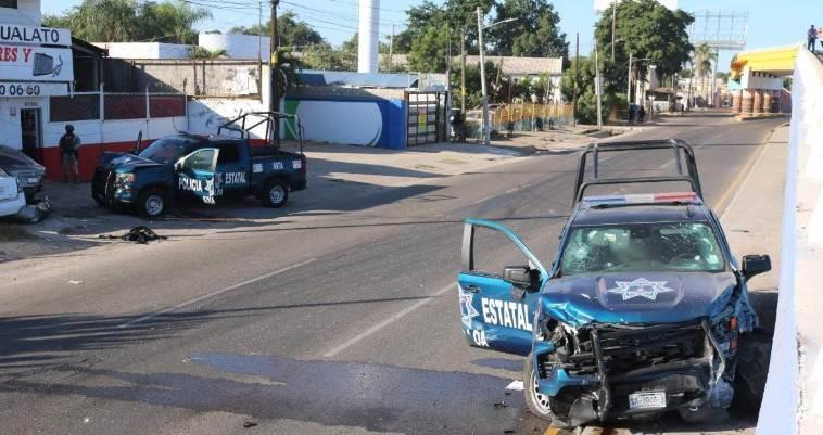 Un muerto y 4 heridos, saldo de ataque a policías en Sinaloa