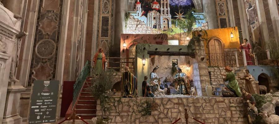 Por primera vez en la Basílica de San Pedro, colocan nacimiento de un país extranjero y ¡Es mexicano!