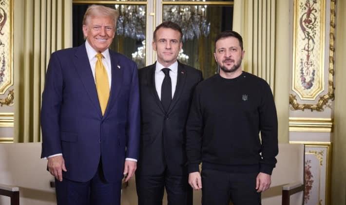 Trump, Zelensky y Macron discuten congelamiento del conflicto Rusia-Ucrania