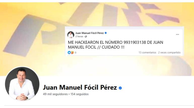 Ahora hackean cuenta de WhatsApp de Fócil