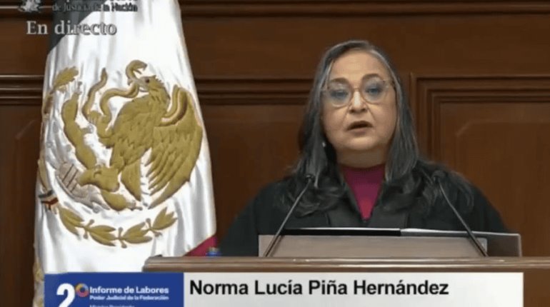 Reforma judicial politiza la justicia en México: Ministra Piña en último informe