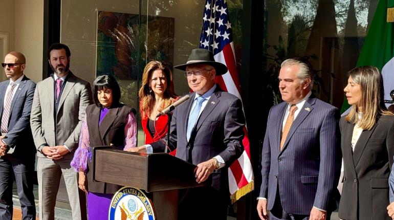 Ken Salazar ve riesgo en relación de EE. UU. y México por amenazas arancelarias