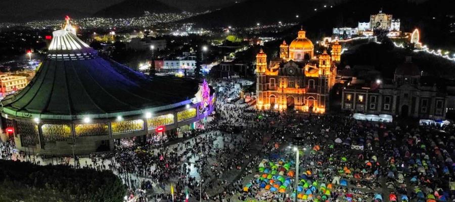 Demuestran su fe a la Virgen de Guadalupe más de 8 millones de peregrinos