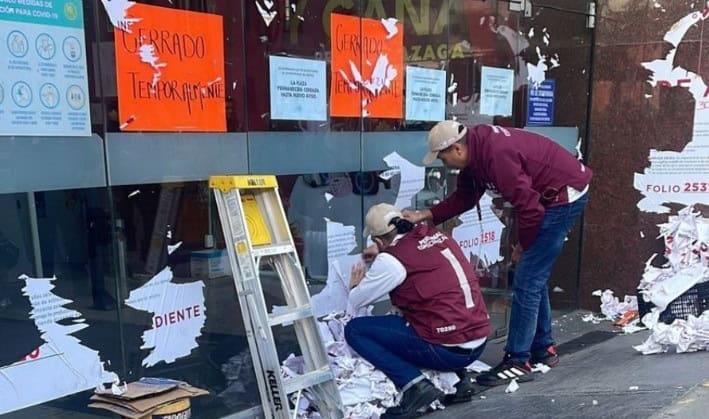 Quitan sellos de clausura de Plaza Izazaga 89 en CDMX