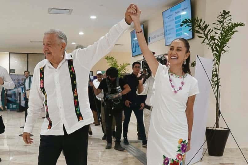 Descarta Sheinbaum visita a AMLO en el marco de gira de fin de semana por el sureste