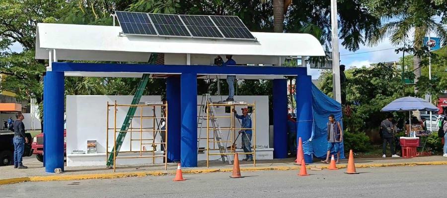 Anuncia Semovi "modernización" de paradas de transporte público de Villahermosa