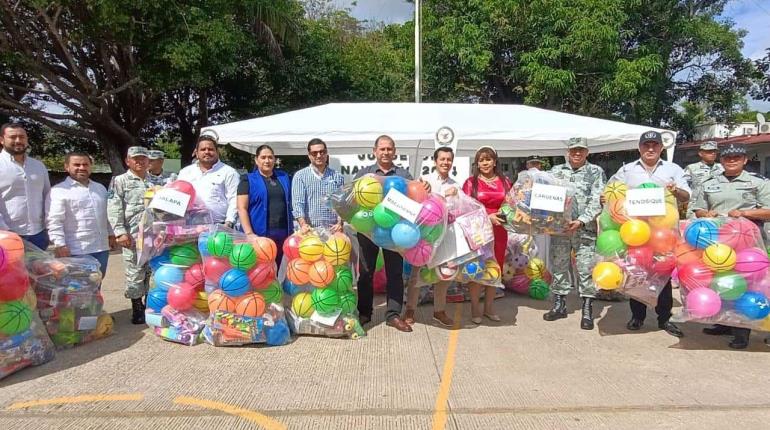 Guardia Nacional da banderazo al Juguetón Navideño 2024