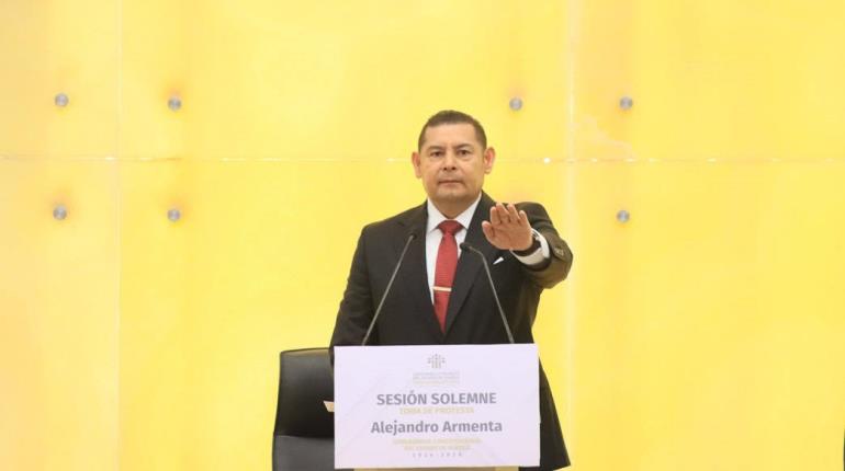 Rinde protesta Alejandro Armenta como gobernador de Puebla