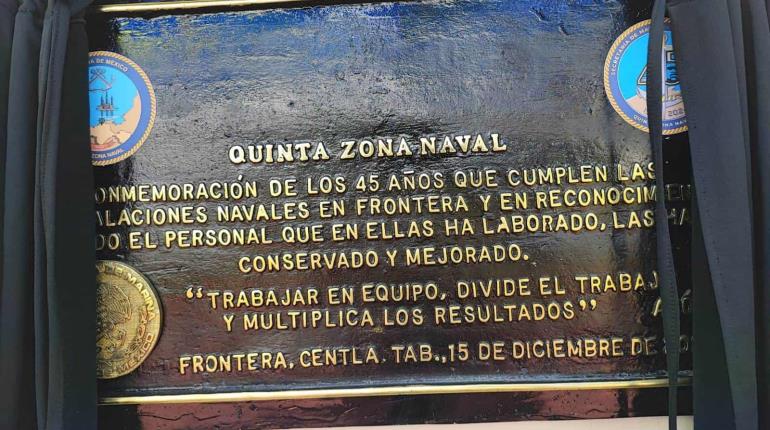 Regresan Quinta Zona Naval a Frontera