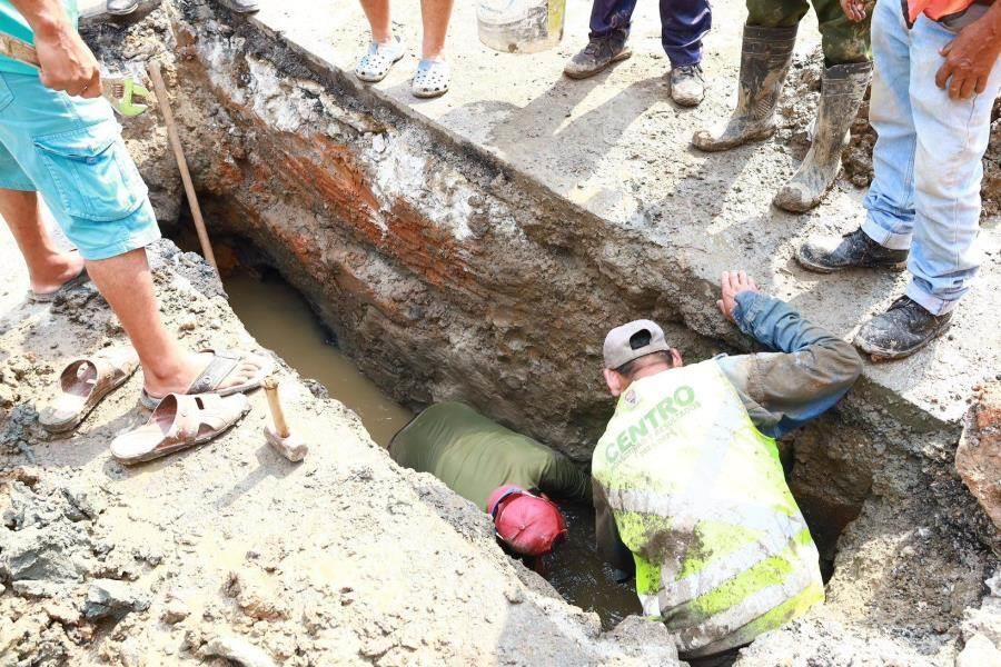 Atiende SAS 35 socavones y más de 100 fugas de agua entre enero y febrero de 2025