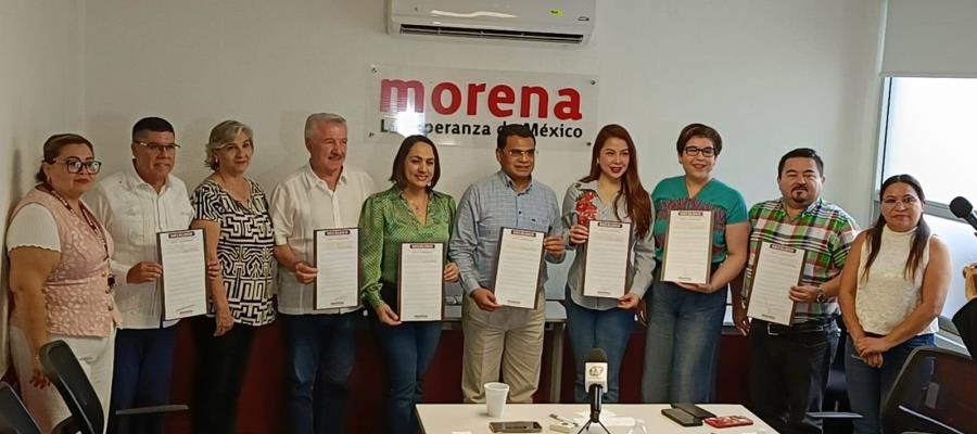 Firman legisladores federales de Morena decálogo