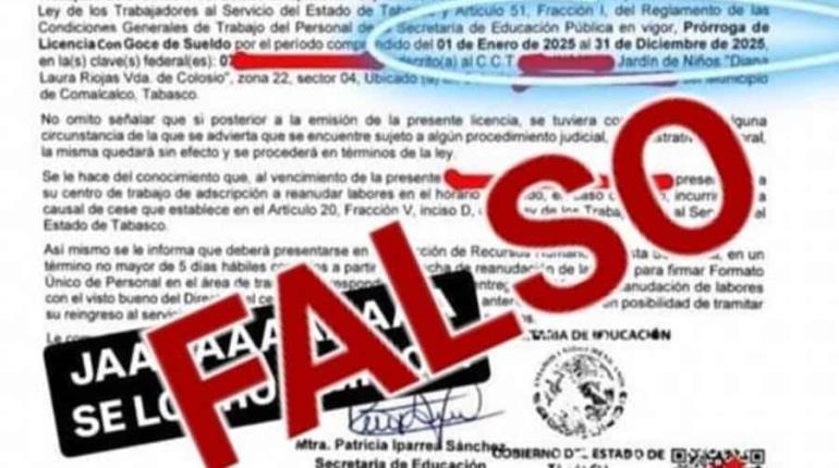 Desmiente Setab documento sobre supuestos acuerdos y presuntos actos de corrupción