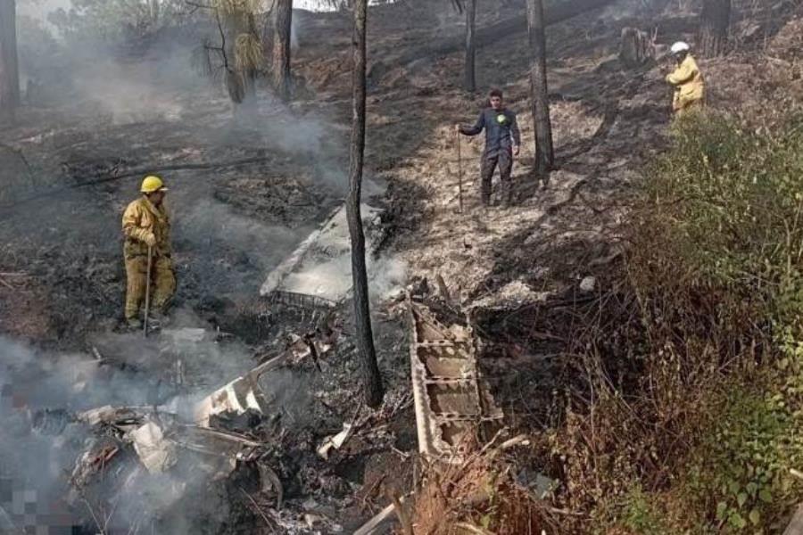 Se desploma avioneta en Quitupan, Jalisco