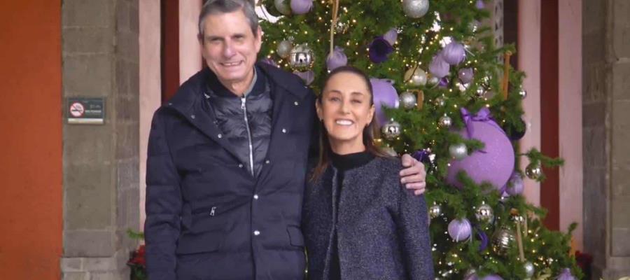 "Lo más importante es el amor": Sheinbaum y su esposo envía mensaje de Navidad