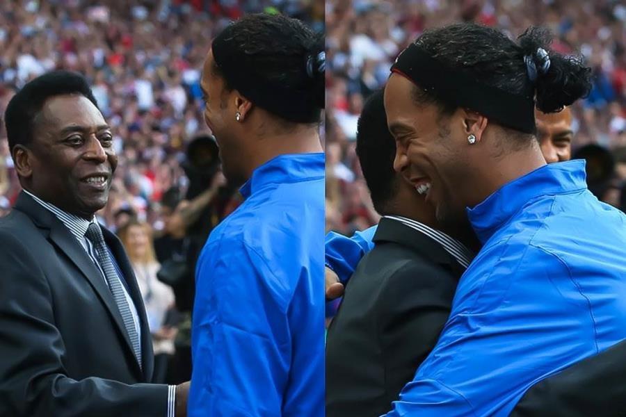 Ronaldinho considera que Pelé es el mejor jugador en la historia del futbol