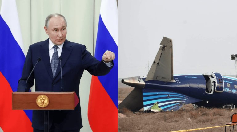 Putin se disculpa por trágico avionazo en Kazajistán