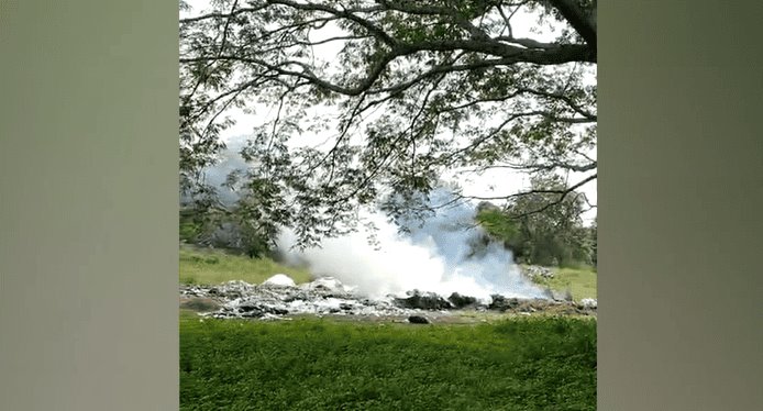 Quema de basura en Parque Tabasco provoca humareda en localidades cercanas