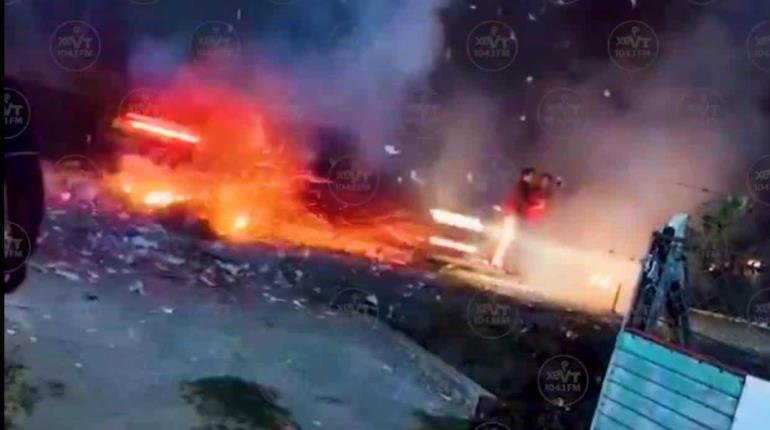 No hubo muertos en accidente donde atropellaron a jóvenes que quemaban pirotecnia: Gobierno