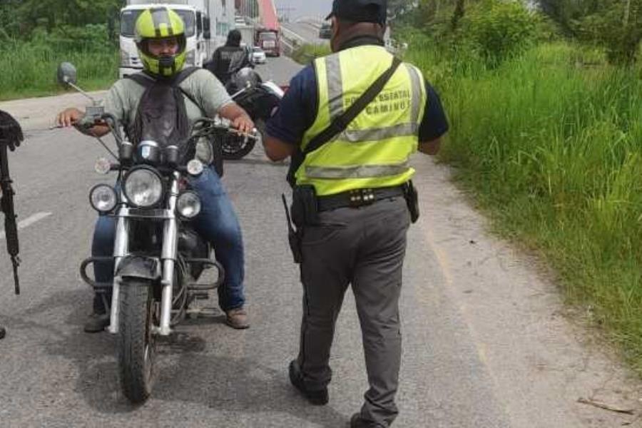 ¡Se acaba tolerancia! Teapa inicia operativo de supervisión a motos