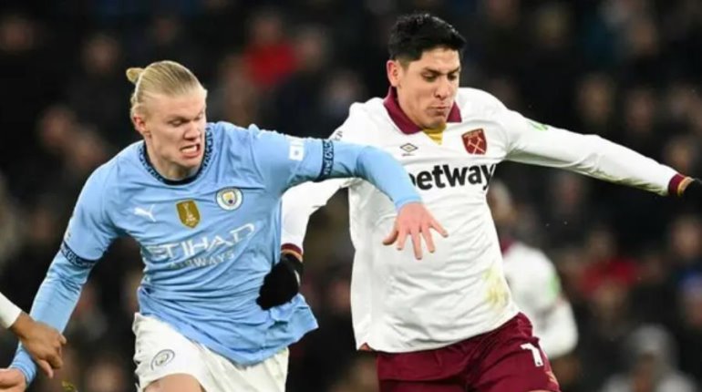 Edson Álvarez comete error y West Ham es goleado por el City