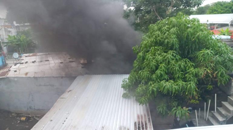 Comando quema vivienda en Tierra Colorada; no hubo víctimas mortales