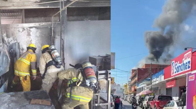 Se incendia bodega de semillas cerca del Pino Suárez