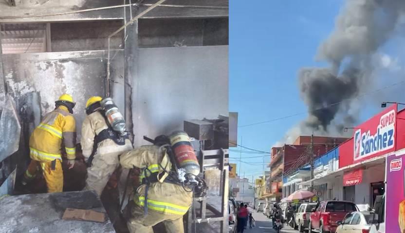 Se incendia bodega de semillas cerca del Pino Suárez