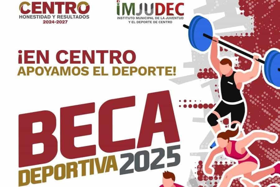 Busca Centro becar por todo un año a deportistas de entre 12 a 29 años