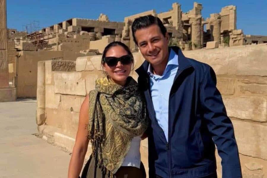 Captan al expresidente Enrique Peña Nieto de paseo en Egipto