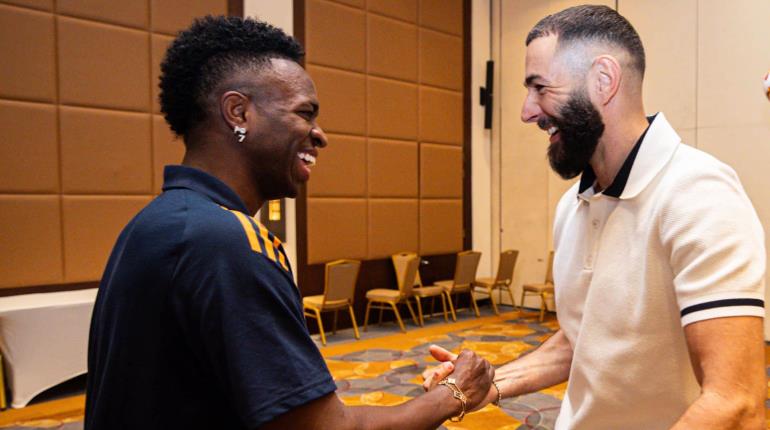 Un día Vinicius Jr. ganará el Balón de Oro, afirma Benzama