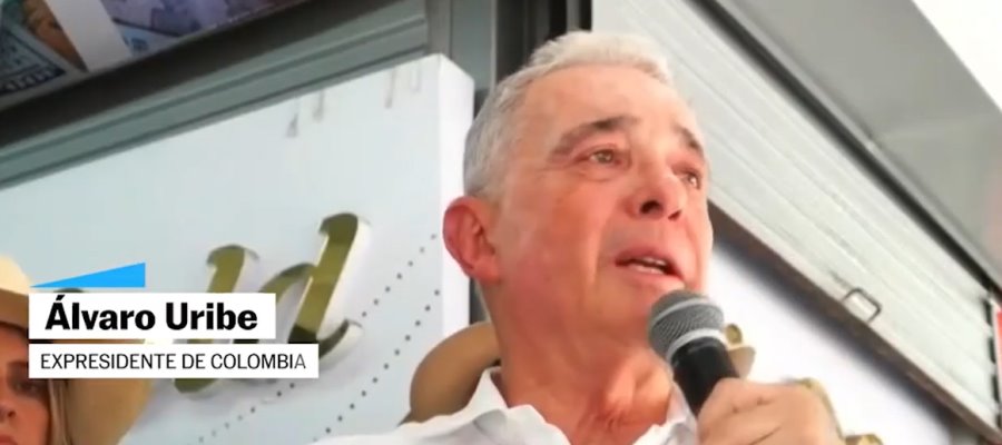 Álvaro Uribe pide intervenga la ONU para quitar del poder a Nicolás Maduro en Venezuela