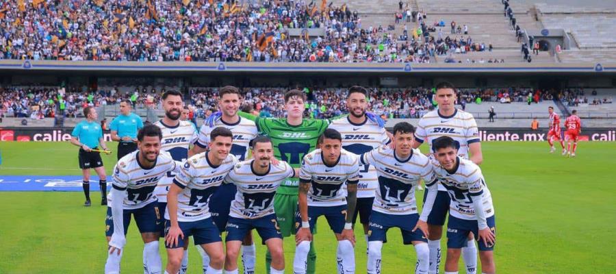 Pumas vence a Necaxa y Rayados empata con Puebla en jornada 1 de Liga Mx