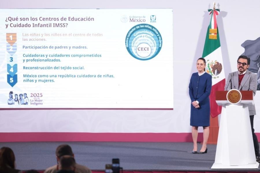 Anuncia IMSS creación del Centros de Educación y Cuidado Infantil