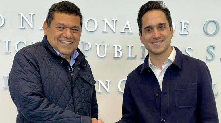 Se reúne Javier May con director de Banobras en CDMX