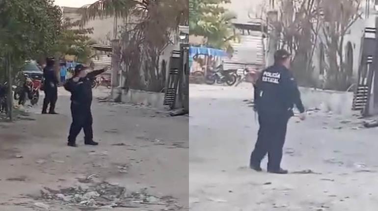 Con resortera, policías de Yucatán libran batalla para detener a dos presuntos ladrones