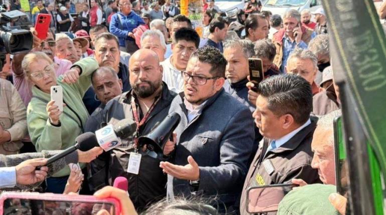 Tras marcha transportistas logran destitución del director de movilidad de la zona oriente de EdoMex