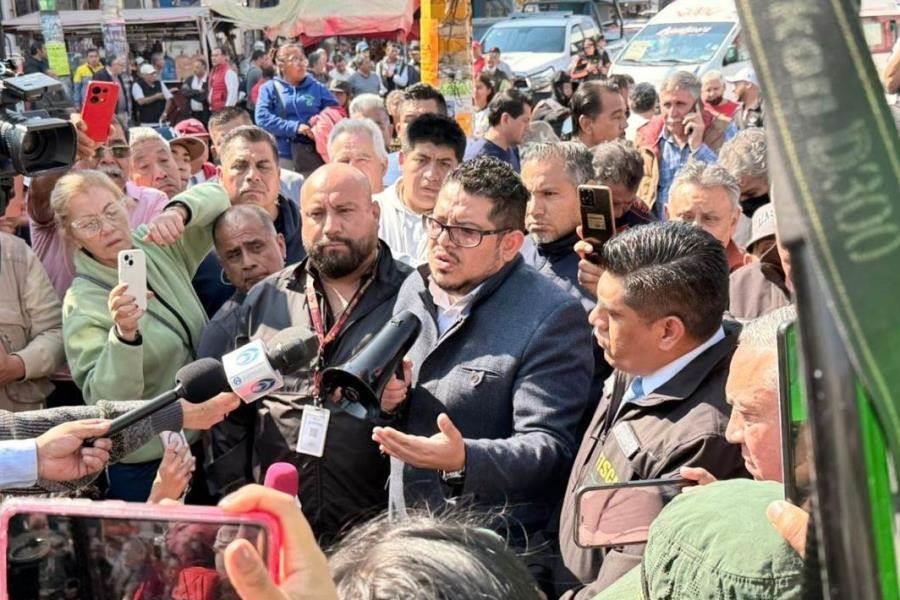 Tras marcha transportistas logran destitución del director de movilidad de la zona oriente de EdoMex