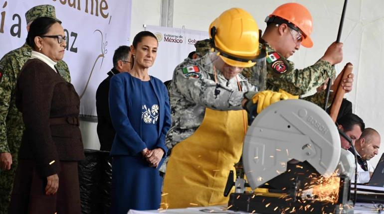 "Sí al Desarme" está dando resultados: Sheinbaum