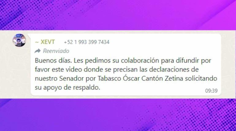 Telereportaje se deslinda de "perfiles" de WhatsApp que utilizan siglas de XEVT