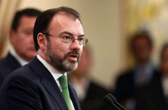 Reaparece Luis Videgaray en la cena de gabinete de Donald Trump