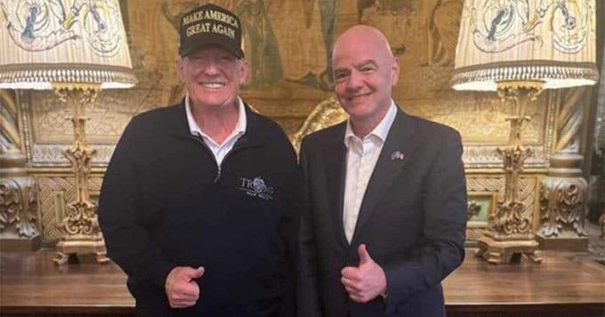 Gianni Infantino se reúne con Trump para platicar sobre el Mundial 2026