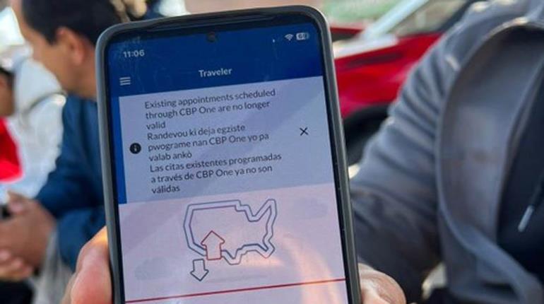 Cancela Trump CBP One, app que permitía entrada legal a migrantes a EE. UU.