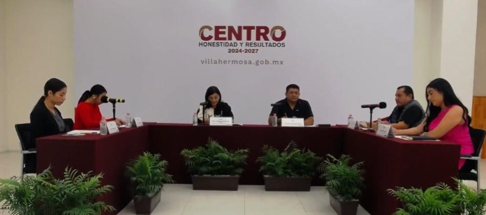 Autoriza cabildo de Centro a Yolanda Osuna suscribir convenio con Javier May para el programa de Desarrollo Municipal 2024 – 2027